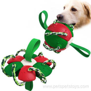 New design dog chewing ball toy four colors